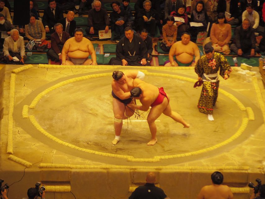 Tokyo: Sumo Tournament Tour with Chair Seat Tickets - Choosing between 2F chairs and 1F box seats