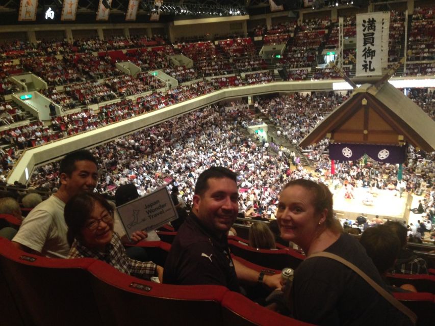 Tokyo: Sumo Tournament Tour with Chair Seat Tickets - Sumo customs make the afternoon more than a sports match