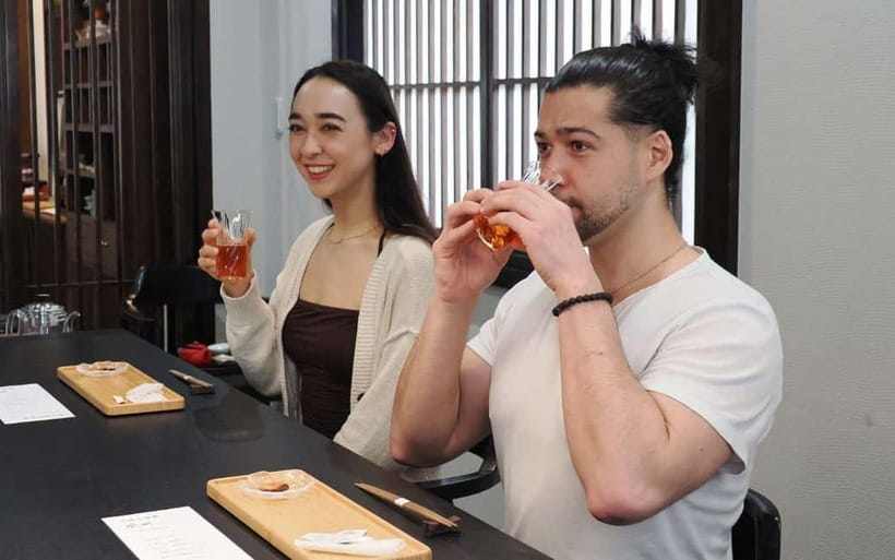 Tokyo: Traditional Tea Ceremony with a Tea Master - The certificate, photo, and tea shop