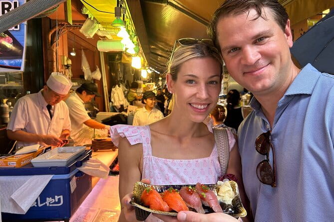 Tokyo Tsukiji Fish Market Food Tour: 15 Stops & Walk Local Street - Key points at a glance