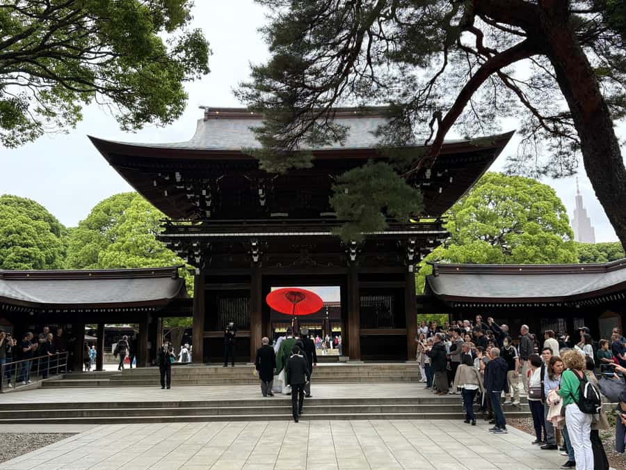 Tokyo: Visit 5 Shrines & Collect Goshuin on Private Tour - Hie Shrine and its red torii gates