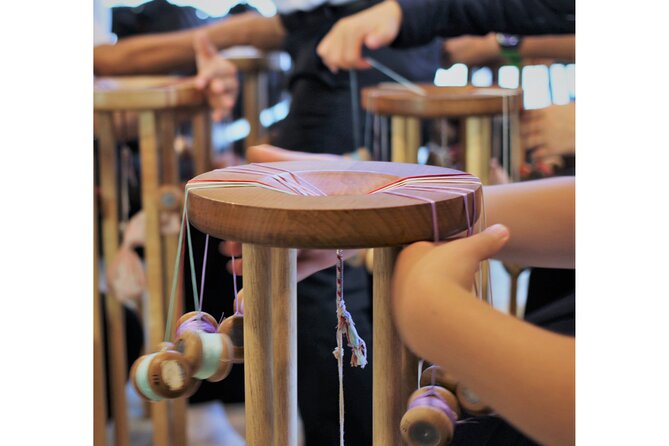 Traditional Japanese Kumihimo Artform Experience - English instruction and the group size
