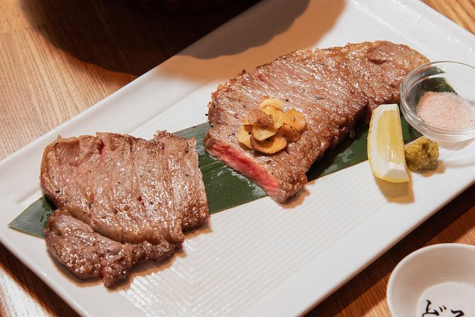 Wagyu & Sake Pairing in Shinjuku – Steak, Shabu-Shabu & More - The wagyu course moves through several textures
