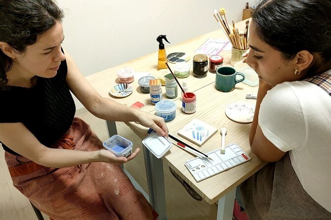 2 Hours Private Painting of Ceramics in Osaka - Inclusions