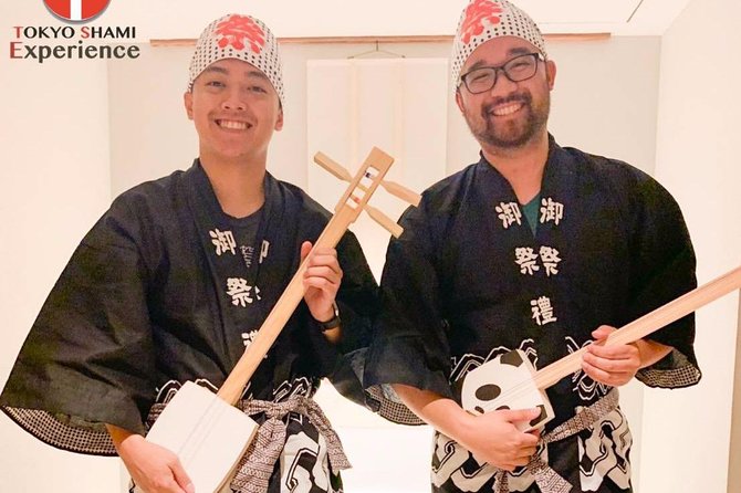 Easy for Everyone! Now You Can Play Handmade Mini Shamisen and Show off to Everyone! Musical Instruments, Sweets and Live Music - Activities and Inclusions