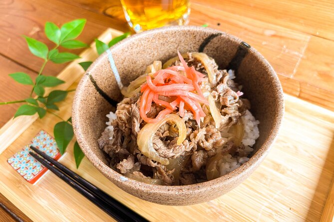 Gyudon - Japanese Beef Rice Bowl Cooking Experience - Location and Menu