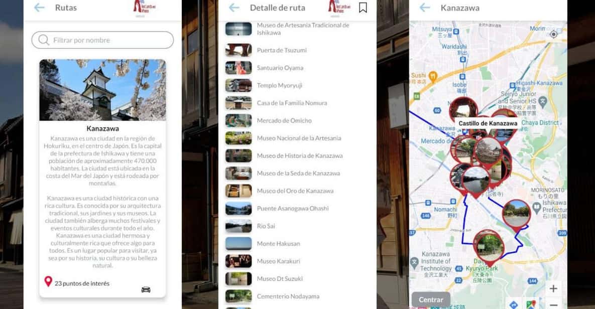 Kanazawa Self-Guided Tour App With Multi-Language Audioguide - Duration and Highlights