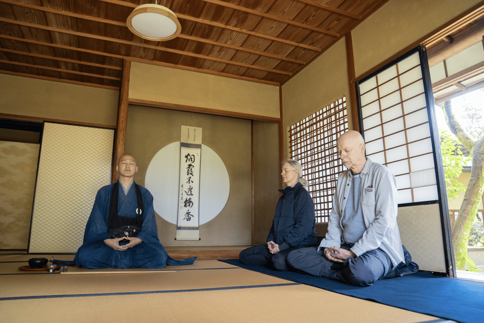 Kyoto: Zen Meditation at a Private Temple With a Monk - Not Suitable For