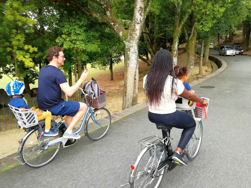 Nara: Nara Park Private Family Bike Tour With Lunch - Activity Itinerary
