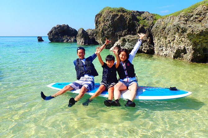 [Okinawa Miyako] [1 Day] Beach SUP & Pumpkin Limestone Caving × Canoe - Equipment and Inclusions