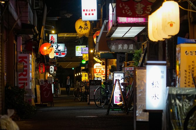 Osaka Bar Hopping Night Walking Tour in Namba - Inclusions and Exclusions