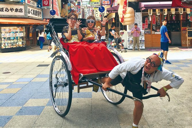 Osaka Rickshaw Tour in New World - Rickshaw Tour Route