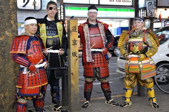 Samurai Photo Shooting at Street in Shibuya - Strike a Pose With a Katana