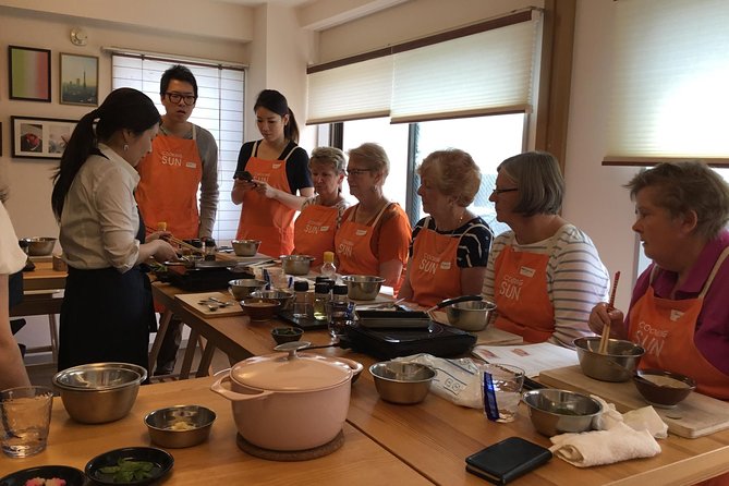 Small-Group Wagyu Beef and 7 Japanese Dishes Tokyo Cooking Class - Cooking Class Details