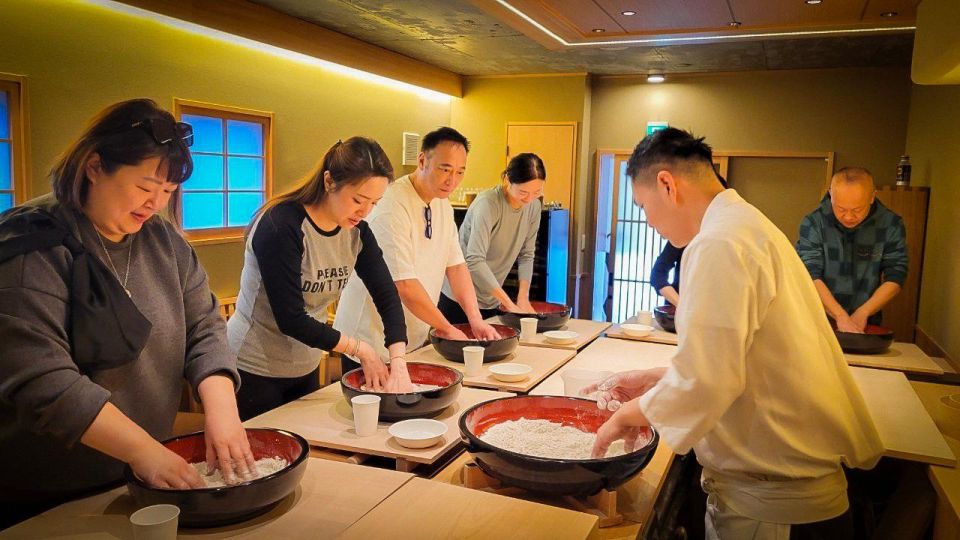 Soba Making Experience With Optional Sushi Lunch Course - Highlights