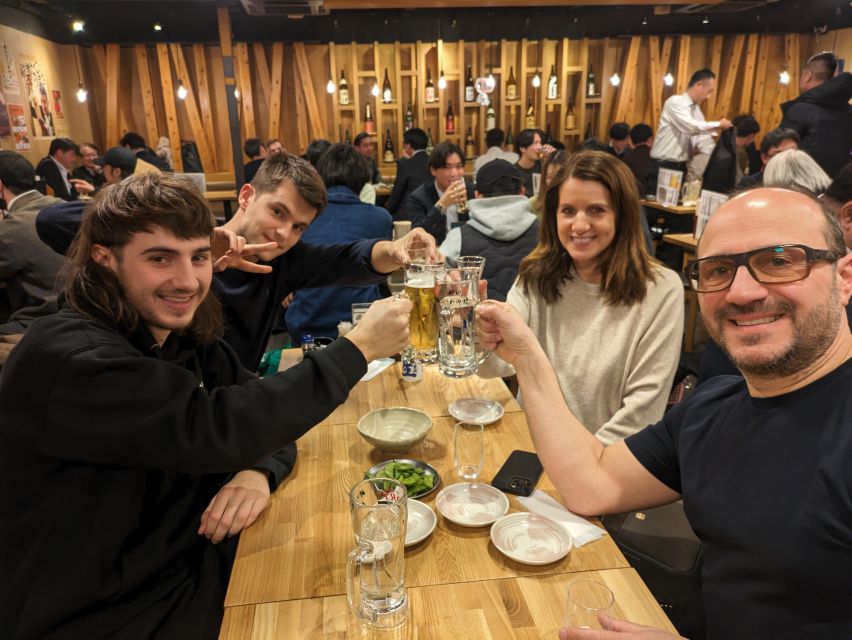 Tokyo Japanese Food Hopping Tour in Ueno Ameyoko at Night - Activity Description