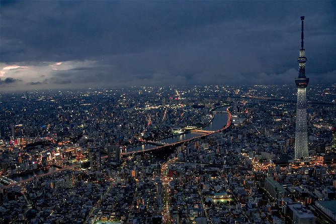 [22 Min]Tokyo City Lights Helicopter Tour : Skytree+Asakusa - Booking