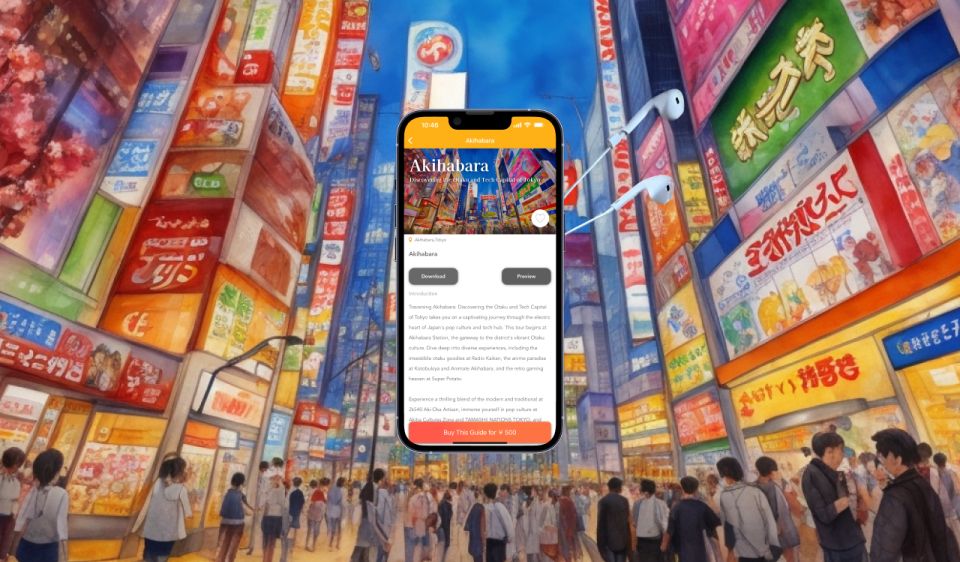 Akihabara (Tokyo): English Audio Guide Tour - Tour Description and Cancellation Policy