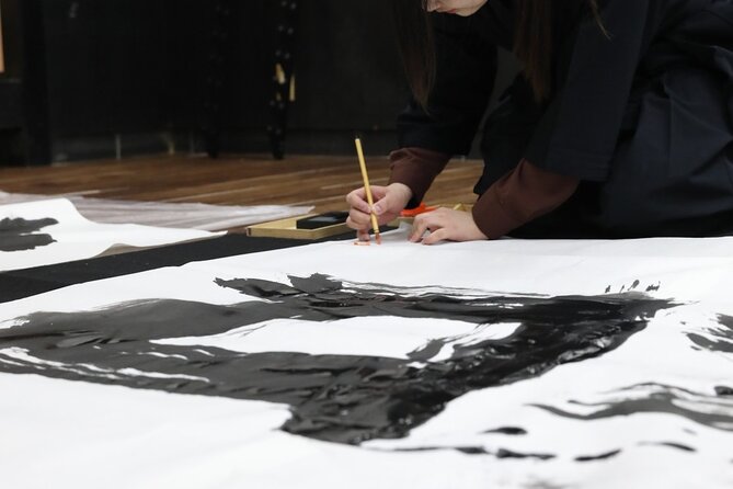 Big Shodo Japanese Calligraphy Near Osaka Castle - Additional Info and Price