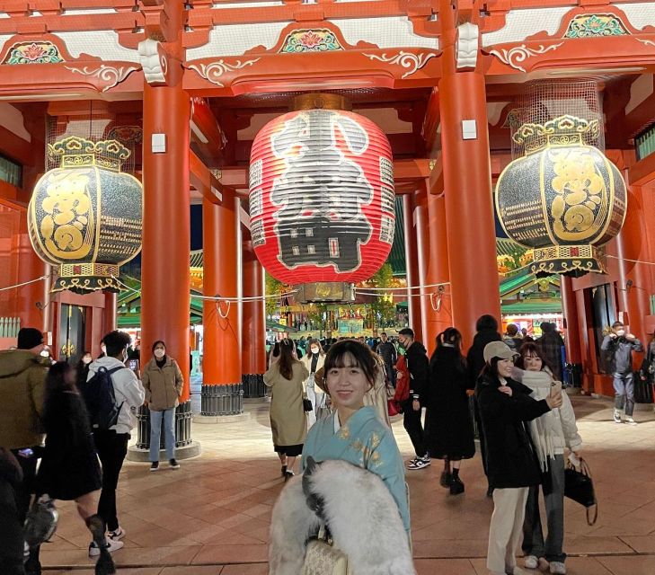 Guided Tour of Walking and Photography in Asakusa in Kimono - Inclusions