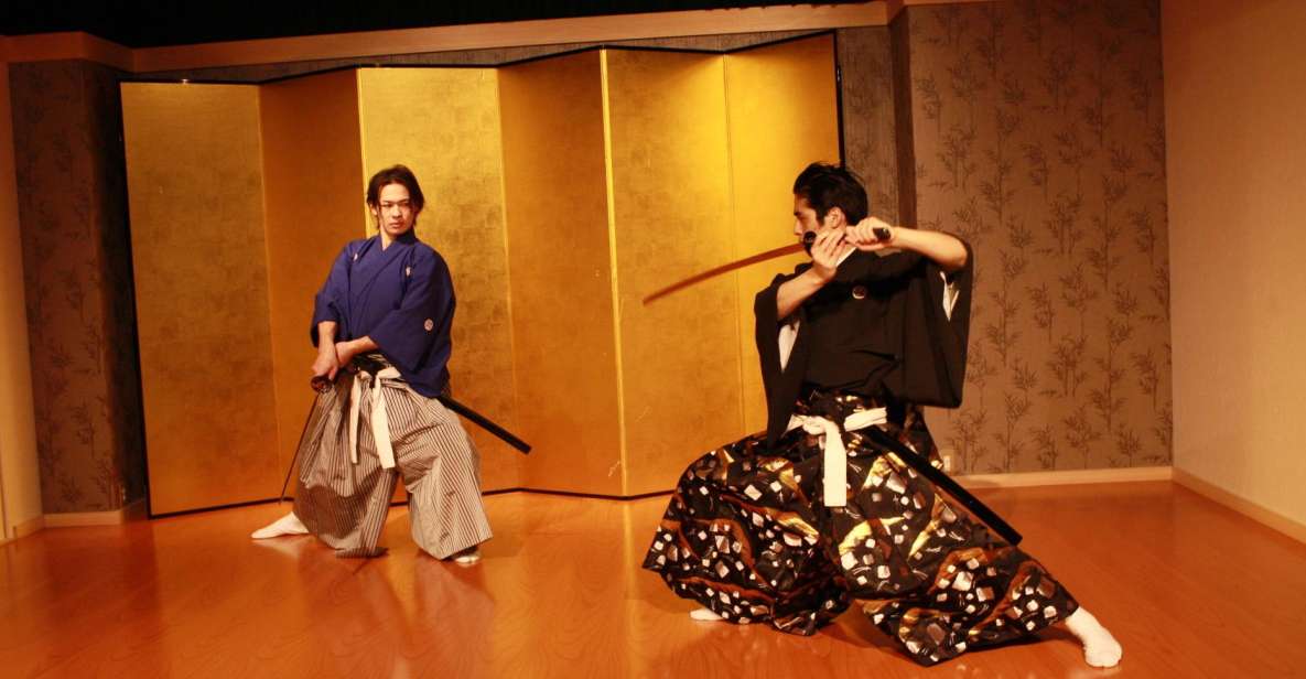 Kyoto: Samurai Kenbu Traditional Sword Dancing Show - Experience Description