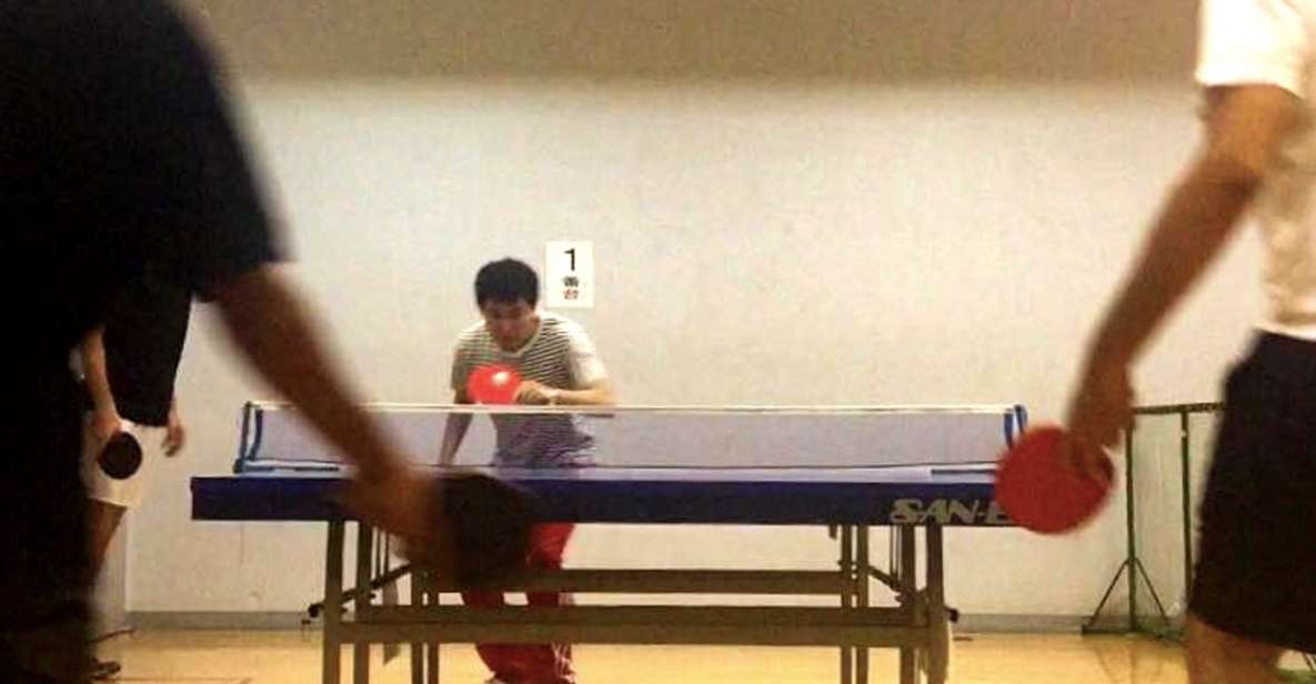 Osaka: Table Tennis Experience With Local Players - Instructor and Group Size