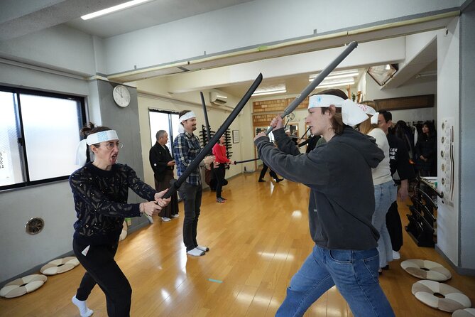 Samurai Experience in Tokyo: Sword Training and Edo Indigo Dyeing - Sword Training Techniques