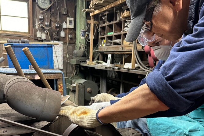 Sharpening Your Knife at a Sharpeners Factory in Osaka - Lunch Break and Local Cuisine