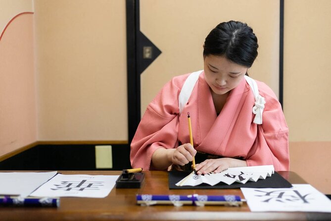 Shodo Japanese Calligraphy Class Near Osaka Castle - Accessibility and Participation Information