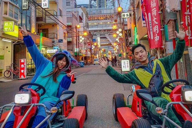 Street Osaka Gokart Tour With Funny Costume Rental - Popular Tourist Sites Visited