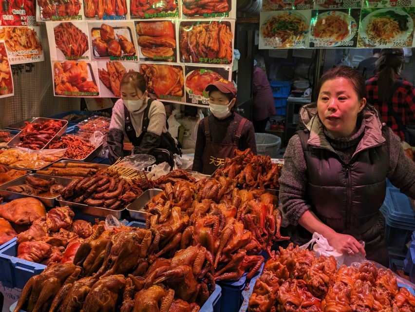 Tokyo Japanese Food Hopping Tour in Ueno Ameyoko at Night - Inclusions