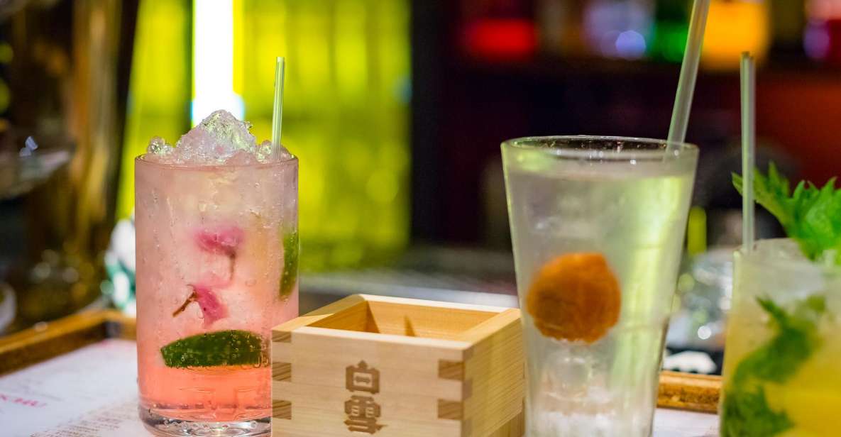 Tokyo: Luxury Sake, Cocktail, and Whiskey Pairing Tour - Included Inclusions