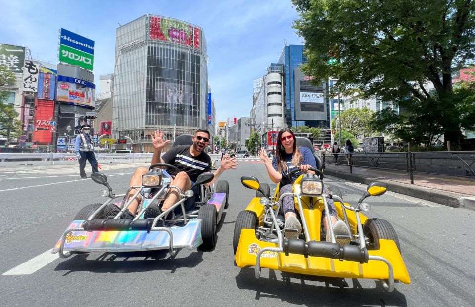 Tokyo: Shibuya Crossing, Harajuku, Tokyo Tower Go Kart Tour - Tour Highlights