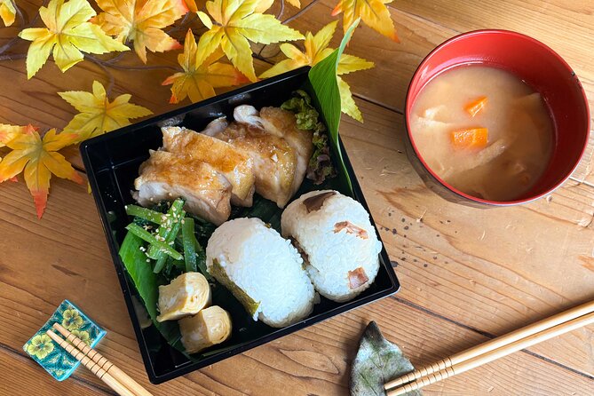 World Famous Dish Teriyaki Chicken Bento With Onigiri - Cooking Experience Details