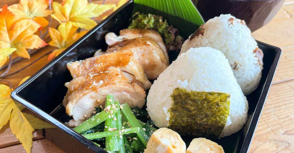 World-Famous Dish Teriyaki Chicken Bento With Onigiri - Language and Highlights