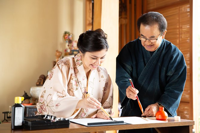 Calligraphy Experience With Simple Kimono in Okinawa - Pricing and Booking Details