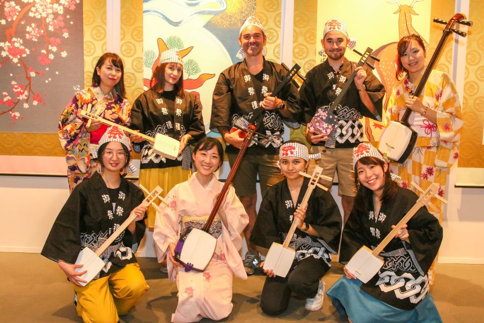 【Tokyo Shami】Lets Make a Mini Shamisen and Play It! - Enjoy Live Shamisen Music