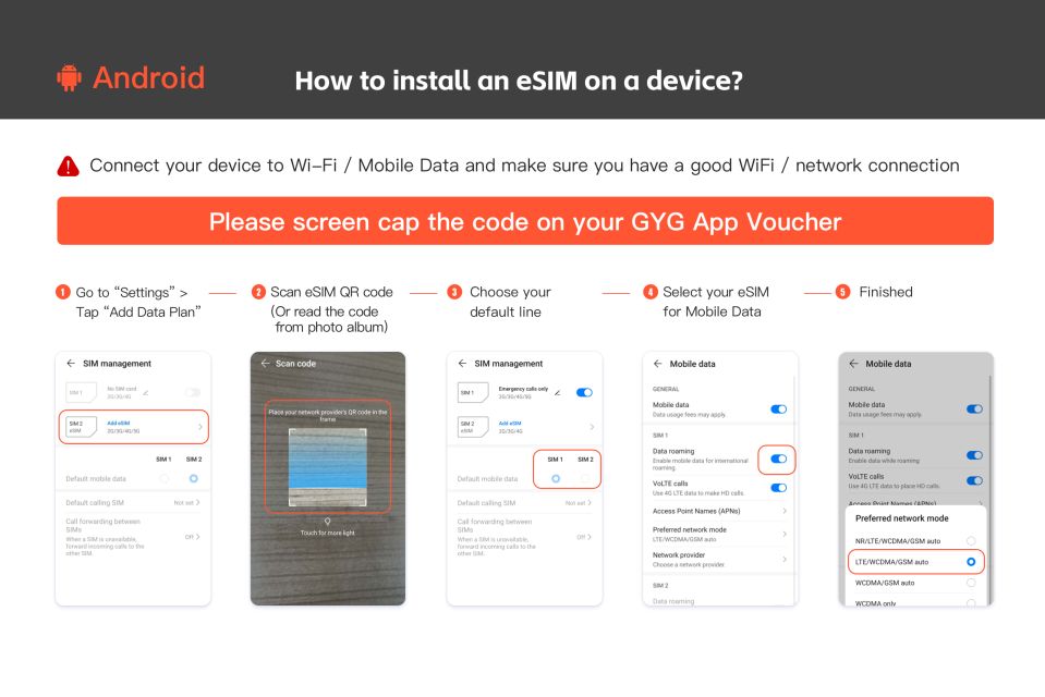 Japan: Esim Mobile Data Plan - Technical Information