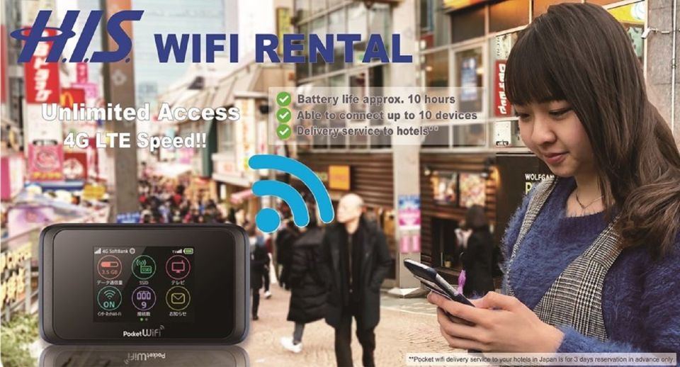 Japan: Unlimited Pocket Wi-Fi Router Rental - Hotel Delivery - Customer Reviews and Ratings