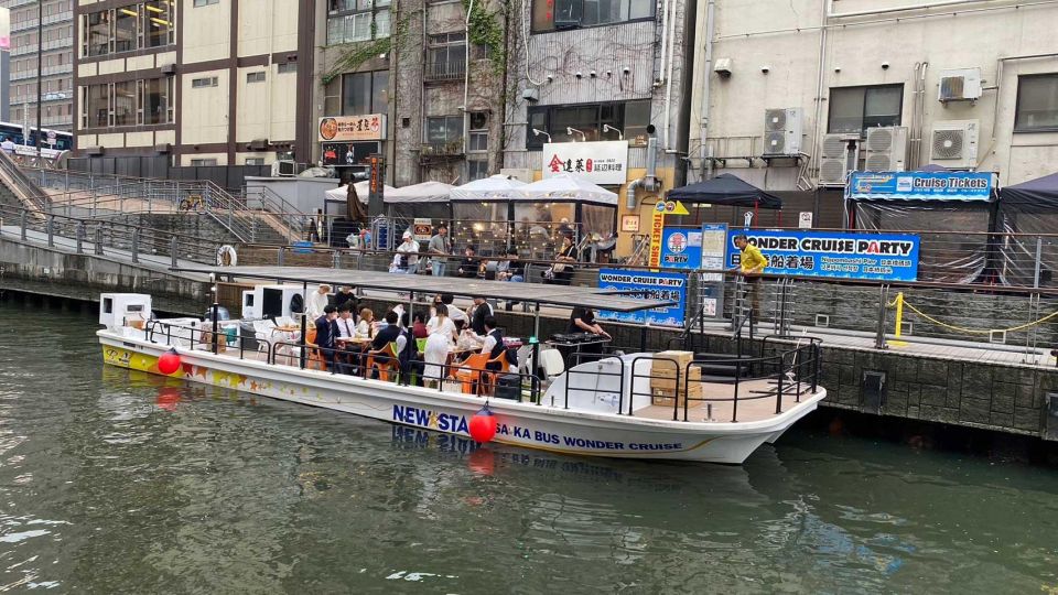 Osaka: Dotonbori District Sightseeing Cruise & Beer Discount - Inclusions & Facilities on Board