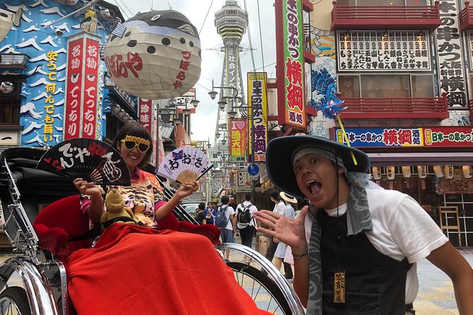 Osaka Rickshaw Tour in New World - Booking Information