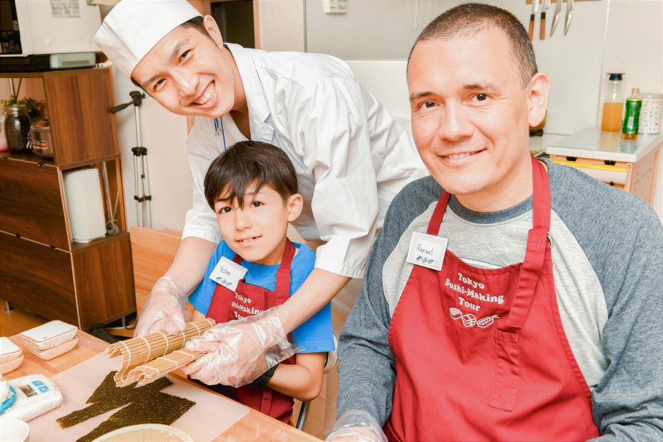 Sushi Making Class in English With Friendly Chef in Tokyo - Inclusions