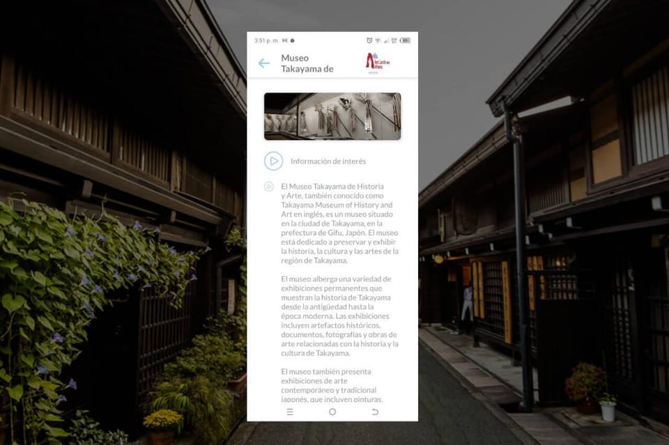 Takayama Self-Guided Tour App With Multi-Language Audioguide - Directions