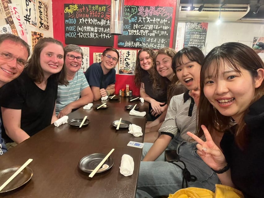 Japanese Style Pub Journey With Japanese University Students - Important Information