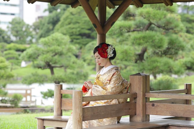 Kimono Wedding Photo Shot in Shrine Ceremony and Garden - Activity Confirmation and Accessibility