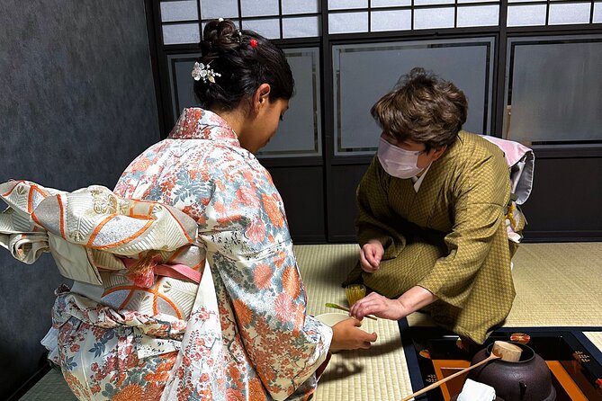 KYOTO Tea Ceremony With Kimono Near by Daitokuji - Taste Japanese Sweets and Tea