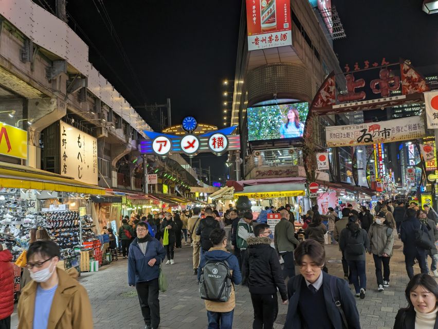 Tokyo Japanese Food Hopping Tour in Ueno Ameyoko at Night - Directions