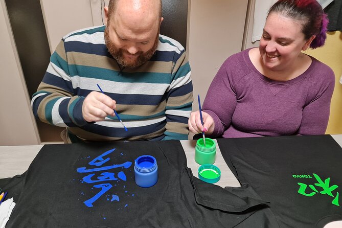 Calligraphy on T-Shirt and Lantern in Sumida - Recap