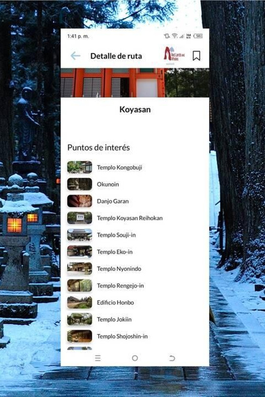 Koyasan Self-Guided Route App With Multi-Language Audioguide - User Experience