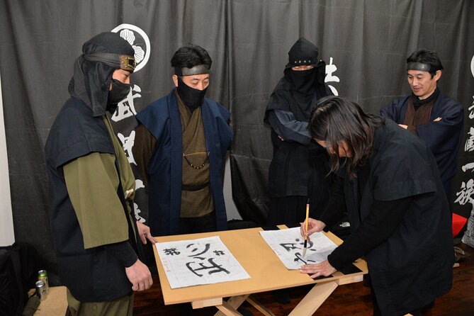 Shodo (Calligraphy) as Shinobi Samurai Culture in Tokyo, 90-min - Reservation Guidelines